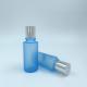 PP Cap Matte Blue Color Plastic 150ml Pet Bottle For Personal Skincare