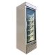 Glass Front Upright Freezer / Glass Door Freezer Merchandiser Environmentally Friendly