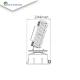 Rj45 External Interfaces Sensor Pulse Doppler Radar Detector For Ground Steel Bracket Or Tripod