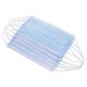 White And Blue Non Woven Disposable Masks Elastic Earloop Or With Ties On
