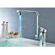 ROVATE Pull Down Chrome LED Kitchen Basin Faucet Swivel Spout Wall Mounted
