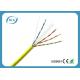 CCA  UTP Indoor Cat6 Ethernet Lan Cable 4 Twisted Pairs Conductor 0.56MM