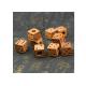 Mahogany Scorpion Wood Making Gifts Polishing Surface Pendant Wooden Hollow Dice