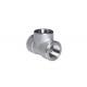 BSP Threaded Steel Pipe Tee 3000LB SS316 Stainless Steel Material Class 3000 Pressure