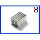 Strong Rare Earth Cylinder Shaped Magnet NdFeB Axial Magnetism Nickel Coating