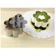 RK Bakeware China Foodservice NSF 304 Stainless Steel Flower Cake Ring, Lovely Pastry Ring Molds Customize Size