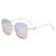 Large Metal Frame Sunglasses Polarized 400UV Scratch Resistant For Women