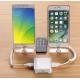 COMER acrylic countertop display phone holder security charger cable anti-shoplifting 2 way system