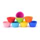 10g Microwave Safe Round Shape Silicone Cake Molds
