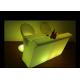 Glowing Illuminated Outdoor Furniture Modern Commercial Led Light Up Chairs