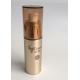 Cosmetic airless bottle matte gold airless bottle 30ml matte gold airless bottle