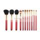 12PCS Bright Color Middle Quality Makeup Brushes Facial Tools