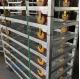 Flower logistics turnover good helper standard Danish container metal mesh material flower trolley