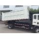 Middle Lifting Tipper Dump Truck , SINOTRUK 4x2 Howo Dumper