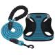 Breathable Pet Collar Lead Harness Set Nylon For Small Medium Dogs