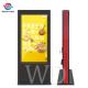 65 Wireless control Rainproof Standing Advertising display For Outdoor environment