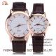 WHOLESALE PU STRAP AND ALLOY CASE QUARTZ  WATCHES WITH DIAMOND COUPLE WATCH