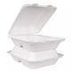 Biodegradable Eco Friendly 3 Compartment Bagasse Clamshell Containers 8 10 Inch
