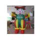 2m Oxford Fabric Promotion Inflatable Cartoon Characters With Logo Printed