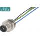 Shielded Molding Waterproof Power Cable Bare Copper Wire For Outdoor Digital Signage