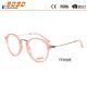Lady's fashionable TR90 optical frame with pink color frame ,and pink tip