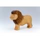 No Burrs Handmade Wooden Animals , Waldorf Wood Carved Lion