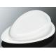 Best selling product hotel&restaurant white unique shape ceramic dinner plates for wedding