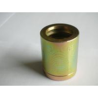 Steel 1SN Hydraulic Hose Ferrule Fittings , Hydraulic Pipe Ferrule With Zinc Plated