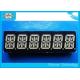 RBGYW Color 0.39 Inch 6 Digit 14 Segment Display For Message Board , 49X15X8 Mm