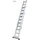 3 Floor Aluminium Ladder Telescopic 8 Step 1.4mm 150KG