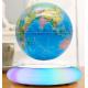led light base magnetic floating levitate bottom world globe 6inch 7inch 8 inch for decor gift