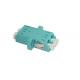 10Gb OM3 Duplex SC Footprint LC Fiber Optic Adapter With Flange or Without Flange
