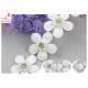 3D Floral Embroidered Trim With Bead Diamond For Dress Decoration 3.5 CM Width