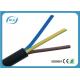 3 Cores Black Stranded Copper Wire / Flexible Insulated Copper Cable