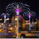 Outdoor Decorative Lamp LED Waterproof 3D Fireworks Lights fountain shape