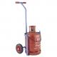 T Bar Calor Gas Cylinder Cart Purple Trolley For Oxygen Cylinder Portable