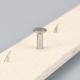 Home Gripper Rods Concrete Floor 1.25'' Spiral Concrete Nail