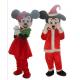 Disney christmas mickey minnie mouse mascot costumes with good ventilation