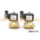 G1/2'' DN15 CKD Type Solenoid Valve ADK11-15A/G/N Pilot Operated 2 Way Diaphragm Structure