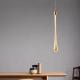 Elegant LED Luxury Crystal Chandeliers Water Drop Lamps Bedroom Modern Simple Bar Decorative Chandelier Lighting Hanging Lamp