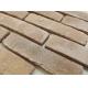 Clay Facing Exterior Thin Brick Veneer Rustic Type Thin Brick Tiles For Hotels Wall Decoration