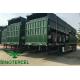 3 Axles Sidewall Semi Trailer 30-60Tons 40ft Shipping Container Trailer
