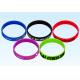 Customize Promotional Rubber Bracelets Printed Silicone Wristbands Ultra Resistant
