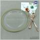 10.25 Inch Disposable Clear Plastic Salad/Dessert Plates- Premium Hard Plastic Appetizer Plates Disposable Plastic Plate