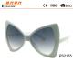 Fashionable  sunglasses with butterfly shape frame, Lens with Flash Mirror,suitable for women