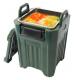 50L Insulated Soup Carrier Stainless Steel Tank With Four Wheels