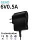 6V 0.5A Home Power Adapter Wall Mounted 3W Power Supply Source