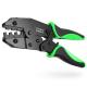 Alloy Ratcheting Wire Crimper Tool 10-20 AWG Green For Automotive