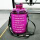 128oz Neoprene Glass Water Bottle Cooler Sleeve With Time Marker