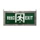 Outdoor Emergency LED Exit Light White 3W 6500K Battery Powered